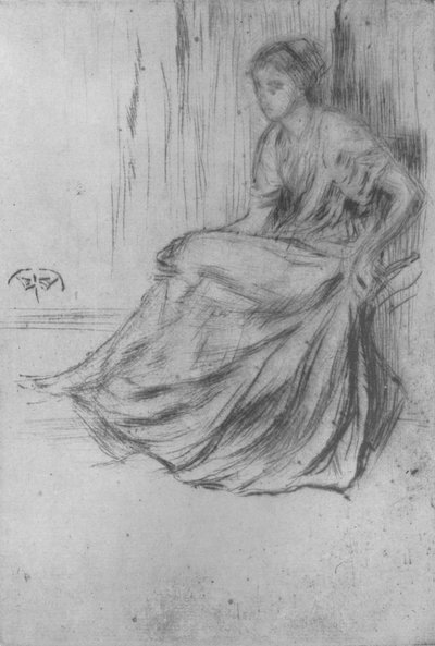 Seated Girl by James Abbott McNeill Whistler
