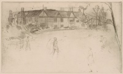Speke Hall, 1875 by James Abbott McNeill Whistler