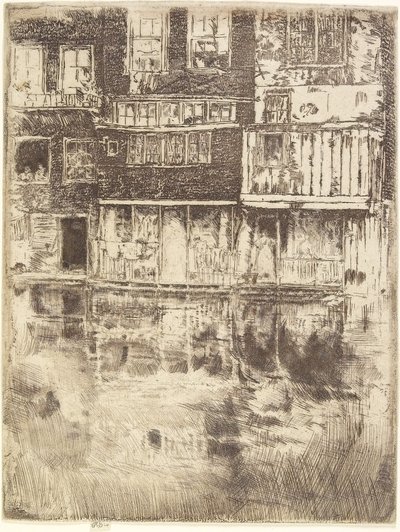 Square House, Amsterdam, 1889 by James Abbott McNeill Whistler