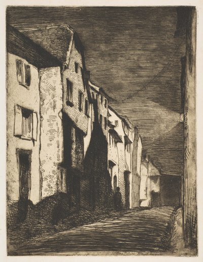 Street at Saverne by James Abbott McNeill Whistler