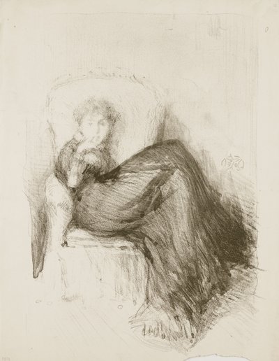 Study: Maud Seated by James Abbott McNeill Whistler