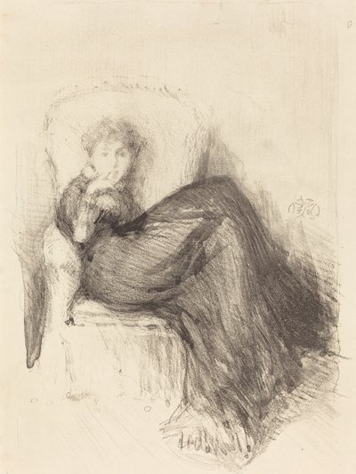 Study: Maude Seated, 1878 by James Abbott McNeill Whistler