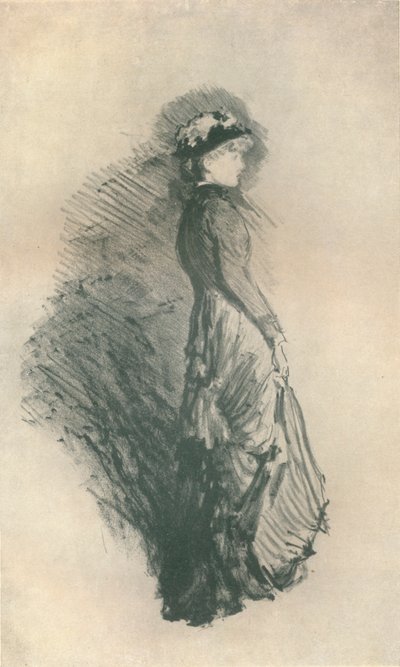 Study: Standing Figure by James Abbott McNeill Whistler