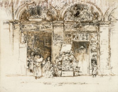 Sunflowers, Rue des Beaux-Arts by James Abbott McNeill Whistler