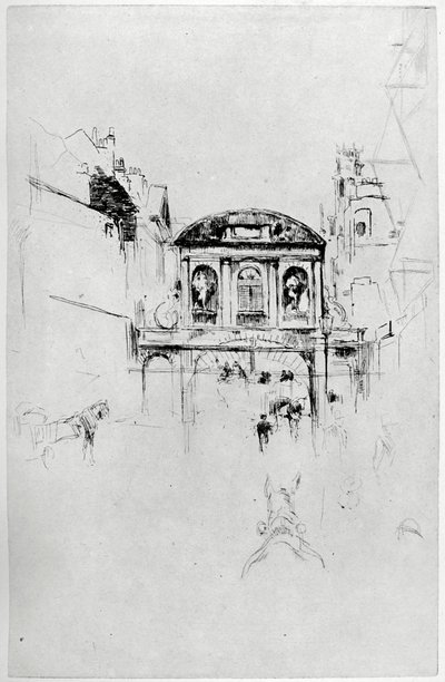 Temple Bar by James Abbott McNeill Whistler
