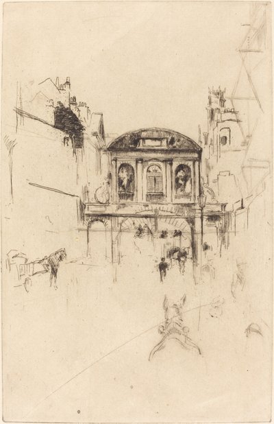 Temple Bar by James Abbott McNeill Whistler
