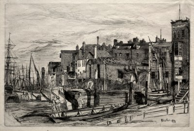 Thames Police by James Abbott McNeill Whistler