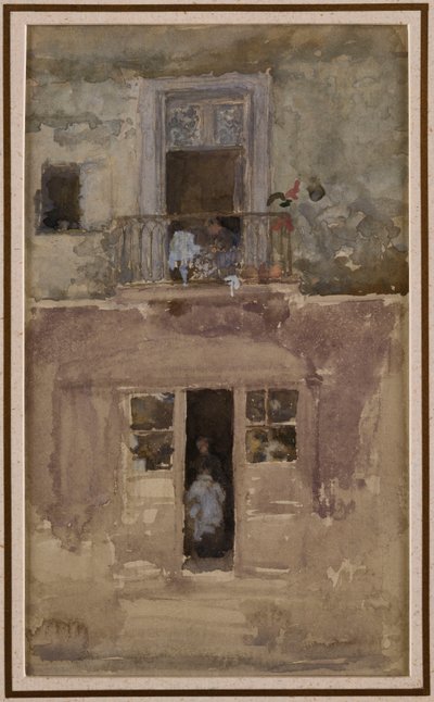 The Balcony by James Abbott McNeill Whistler