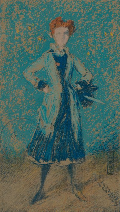 The Blue Girl by James Abbott McNeill Whistler