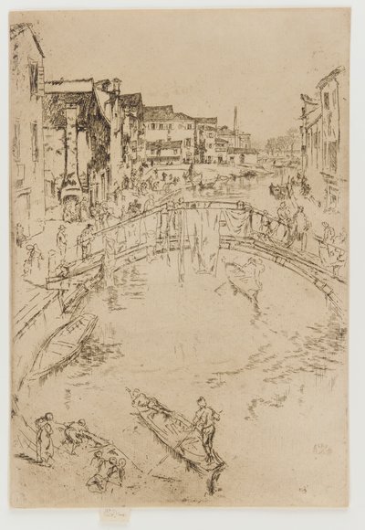 The Bridge, Santa Marta by James Abbott McNeill Whistler