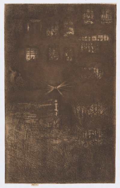 The Dance House: Nocturne by James Abbott McNeill Whistler