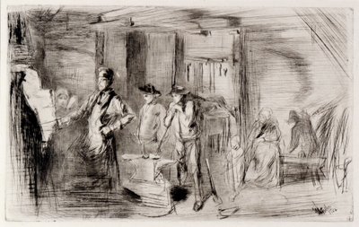 The Forge by James Abbott McNeill Whistler