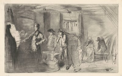 The Forge by James Abbott McNeill Whistler