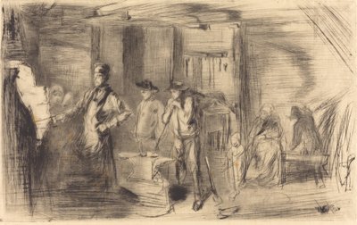 The Forge, 1861 by James Abbott McNeill Whistler