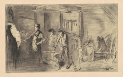 The Forge by James Abbott McNeill Whistler