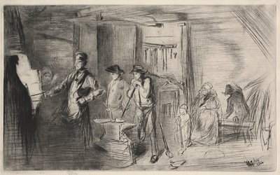 The Forge by James Abbott McNeill Whistler