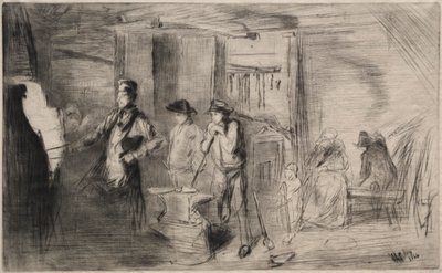 The Forge by James Abbott McNeill Whistler