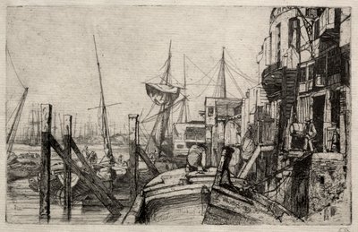 The Limehouse, 1871 by James Abbott McNeill Whistler
