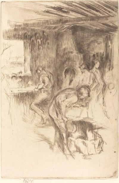 The Little Forge, 1875 by James Abbott McNeill Whistler