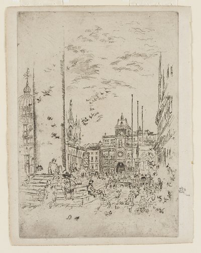 The Piazzetta by James Abbott McNeill Whistler