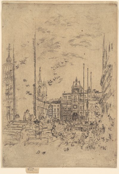 The Piazzetta, 1879-1880 by James Abbott McNeill Whistler