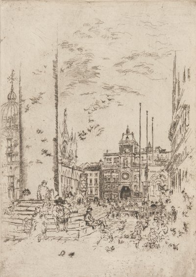 The Piazzetta by James Abbott McNeill Whistler