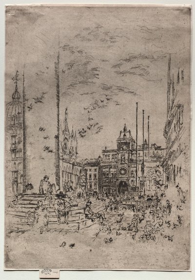 The Piazzetta by James Abbott McNeill Whistler