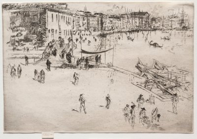 The Riva, No. 2, 1886 by James Abbott McNeill Whistler