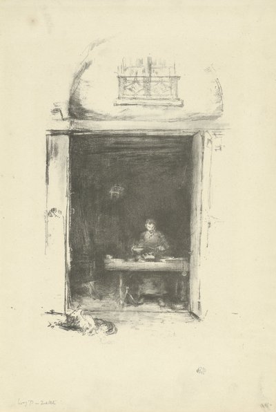 The Smith, Passage du Dragon by James Abbott McNeill Whistler