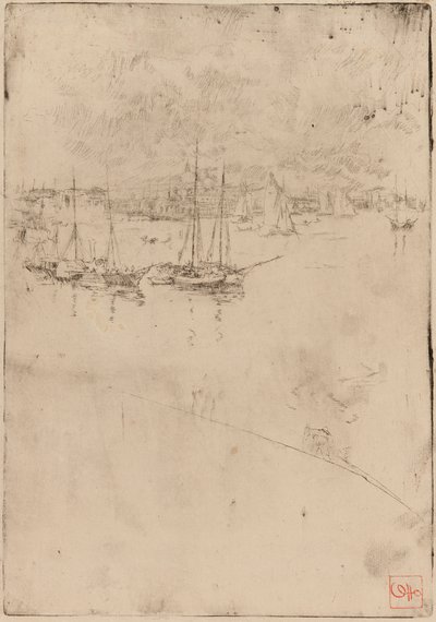 The Steamboat, Venice, 1879-1880 by James Abbott McNeill Whistler