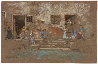 The Steps by James Abbott McNeill Whistler