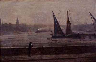 The Thames from Battersea Bridge by James Abbott McNeill Whistler