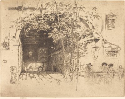 The Traghetto, No.II, 1879-1880 by James Abbott McNeill Whistler