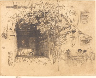 The Traghetto, No. II, 1880 by James Abbott McNeill Whistler