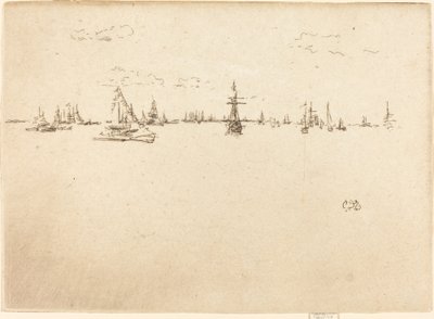 The Turret-Ship by James Abbott McNeill Whistler