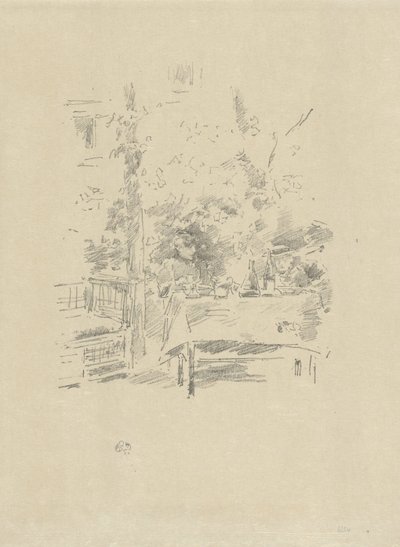 Tête-à-tête in the Garden by James Abbott McNeill Whistler