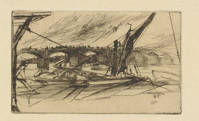 Vauxhall Bridge by James Abbott McNeill Whistler