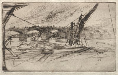 Vauxhall Bridge by James Abbott McNeill Whistler