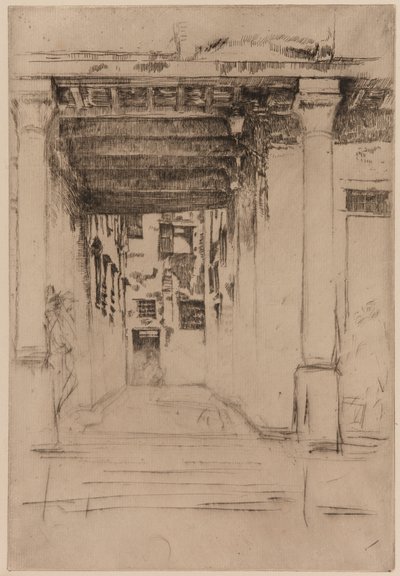 Venetian Court, 1879-1880 by James Abbott McNeill Whistler