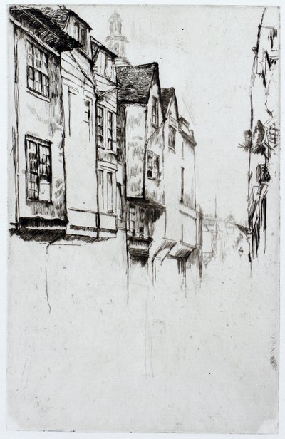 Wych Street by James Abbott McNeill Whistler