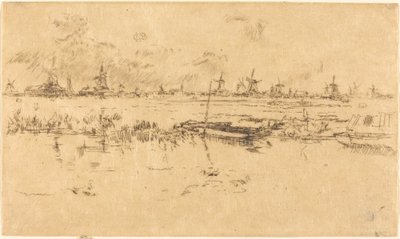 Zaandam by James Abbott McNeill Whistler