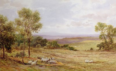 Cumberland hills from Wardrew House, Gilston by James Aumonier