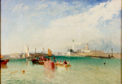 The Harbour, Littlehampton, 1851 by James Baker Pyne