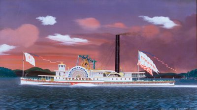 The Paddle Steamer Syracuse by James Bard