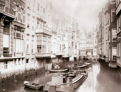 Boats on the Canal, Amsterdam by James Batkin