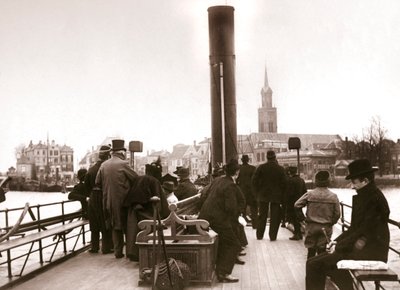 Ferry Passengers, Laandam, 1898 by James Batkin