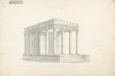 Temple of Jupiter at Tebessa (Plate VIII) by James Bruce