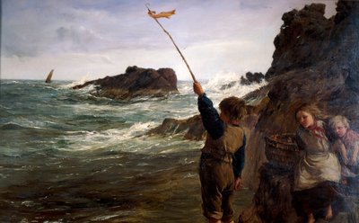 Caught by the Tide by James Clarke Hook