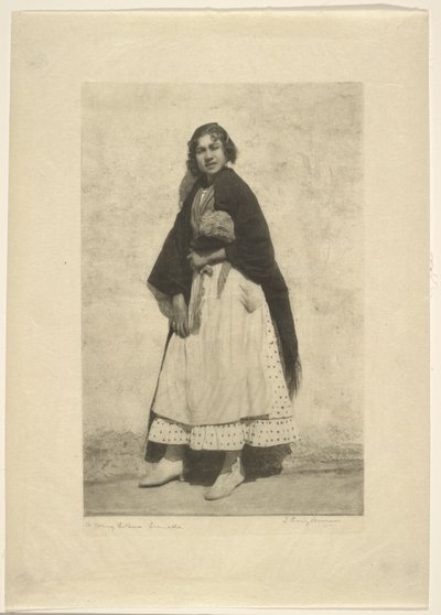 A Young Gitana, Granada by James Craig Annan