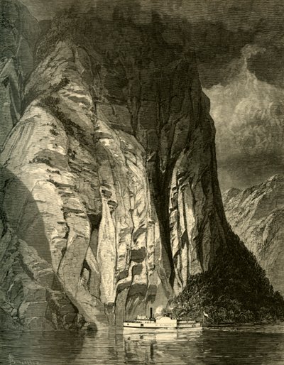 Under Trinity Rock, Saguenay, 1874 by James David Smillie